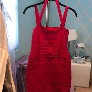 Marciano Raspberry body con dress